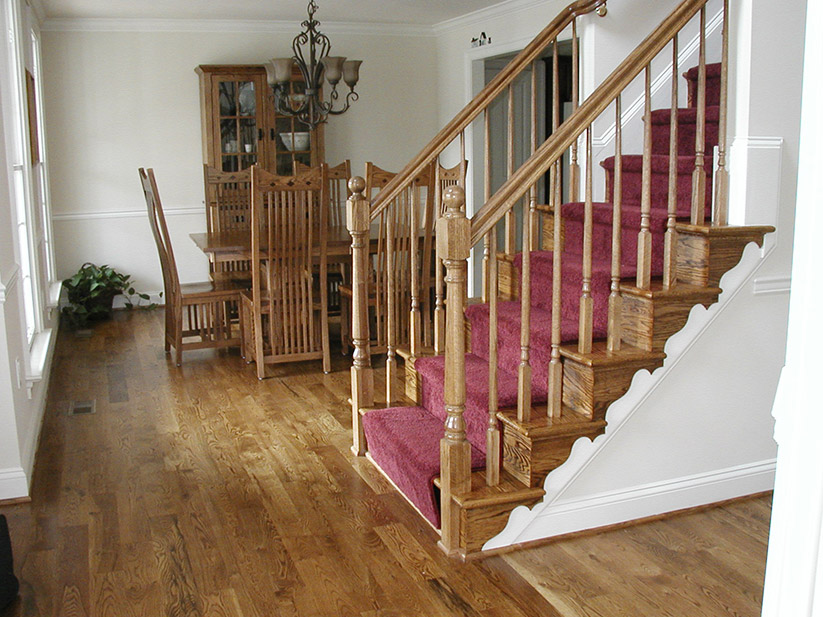 Custom Built Interior Stairs- Remodeling Kitchens and More in Homes- Frederick & Montgomery County MD