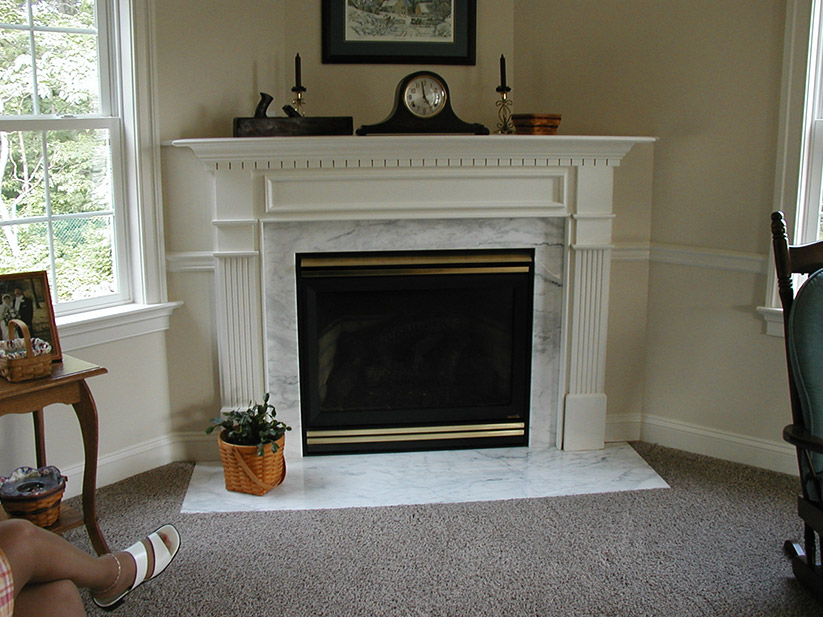 Custom Interior Fireplace- Home Builders in Frederick and Montgomery County MD